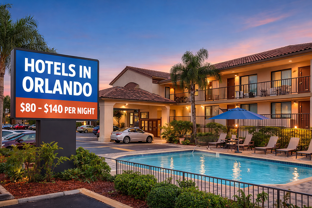 Hotels in Orlando for $80–$140 per Night: Affordable Stays Near Theme Parks and Attractions
